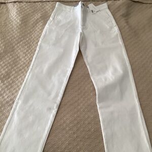 Janie and Jack boys new with tags size 16 white chino style pants